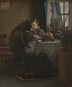 Anna Ancher læsende