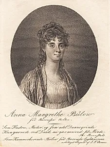 Anna Margrethe Bülow by J.F. Clemens