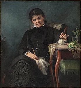 Anna Seekamp. Kunstnerens søster