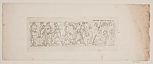 Antik frise by Gerhard Ludvig Lahde