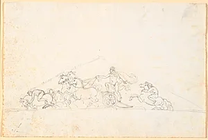 Apollo på solkærren by Nicolai Abildgaard