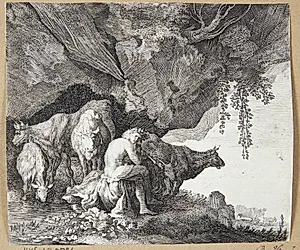 Apollo vogter over sine dyr by Moyses van Wtenbrouck