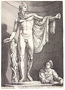 Apollon Belvedere by Hendrick Goltzius