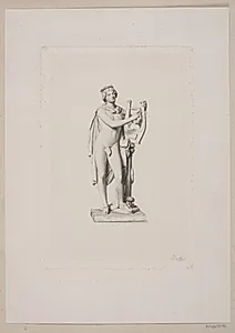 Apollon med plektret by Joel Ballin