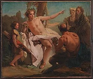 Apollon og Marsyas by Giovanni Battista Tiepolo