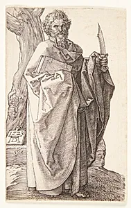 Apostelen Bartolomeus by Albrecht Dürer
