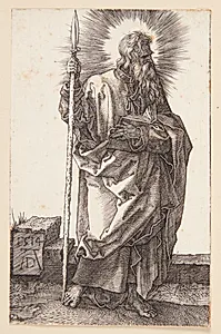 Apostelen Thomas by Albrecht Dürer