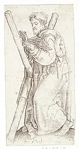 Apostlen Andreas by Martin Schongauer