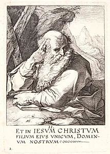 Apostlen Andreas by Hendrick Goltzius