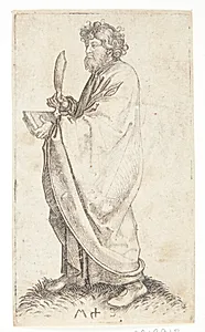 Apostlen Bartolomæus by Martin Schongauer
