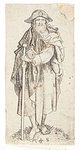 Apostlen Jakob den ældre by Martin Schongauer