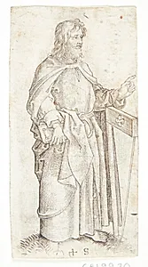 Apostlen Jakob den yngre by Martin Schongauer