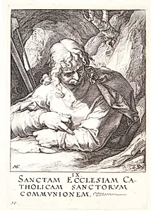 Apostlen Jakob den Yngre by Hendrick Goltzius