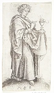 Apostlen Johannes by Martin Schongauer
