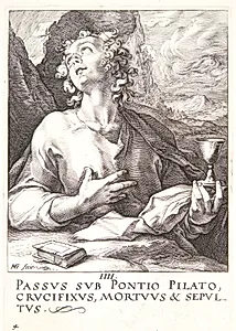 Apostlen Johannes by Hendrick Goltzius