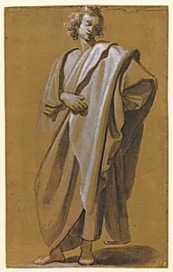Apostlen Johannes stående