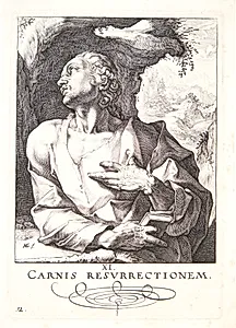 Apostlen Judas Thaddæus by Hendrick Goltzius