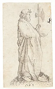 Apostlen Mattæus by Martin Schongauer