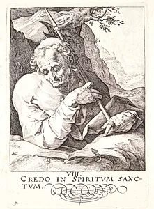 Apostlen Matthæus by Hendrick Goltzius