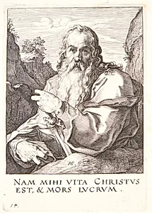 Apostlen Paulus by Hendrick Goltzius