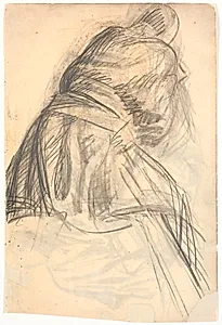 Apostlen yderst t.h.. Judas by Niels Larsen Stevns