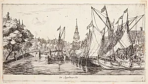 Appelmarkt i Amsterdam by Reinier Zeeman