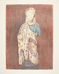 Arkaisk græsk Kore. Athen