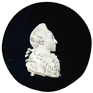 Arveprins Frederik med elefantordenen. Efter tegning af Johannes Wiedewelt by Daniel Adzer