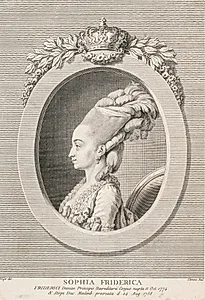 Arveprinsesse Sophie Frederikke by J.F. Clemens