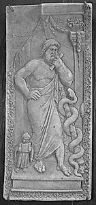 Asklepios og dæmonen Telesforos, Hygieia med erot by Ubekendt