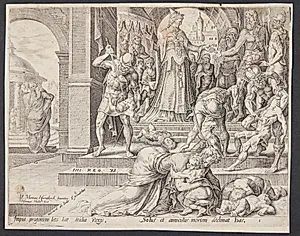 Atalja tilintetgør den kongelige slægt by Harmen Jansz. Muller