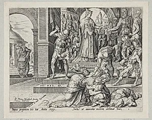 Atalja tilintetgør den kongelige slægt by Harmen Jansz. Muller