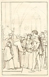 Axel og Valborg. 3. akt. by C.W. Eckersberg