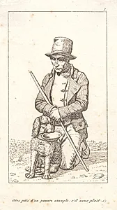 "Ayez pitié d'un pauvre aveugle..." by C.W. Eckersberg