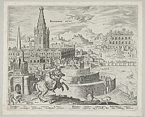 Babylons mure by Philips Galle
