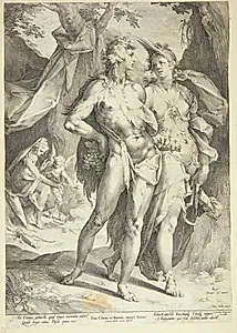 Bacchus, Ceres og Venus by Jan Harmensz. Muller