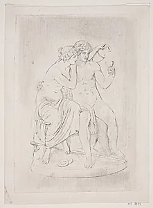 Bacchus og Ariadne by Jørgen Roed