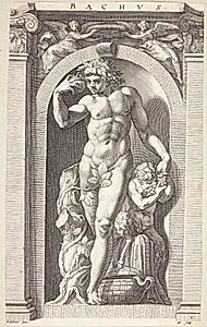 Bacchus by Hendrick Goltzius