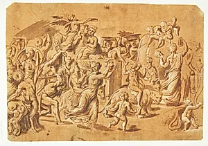 Bacchus' triumf by Ubekendt