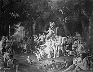 Bacchus' triumf by Adriaen van Nieulandt