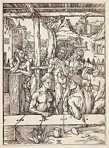 Badehuset by Albrecht Dürer