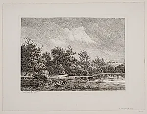 Båden i sivene by Hermann Carmiencke