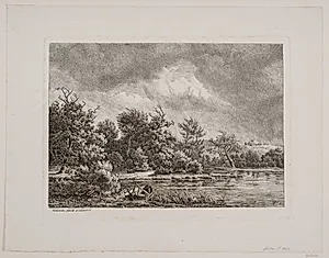 Båden i sivene by Hermann Carmiencke