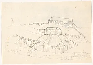 Bærums smelteovn by C.A. Lorentzen