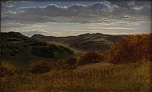 Bakkedrag bag Møns Klint (Jydeleje) by P.C. Skovgaard