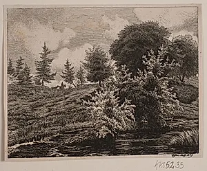 Bakker ved en mose by Vilhelm Kyhn