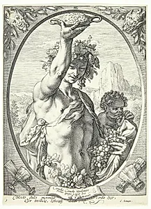 Bakkus by Hendrick Goltzius
