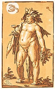 Bakkus by Hendrick Goltzius