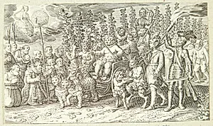 Bakkus' triumftog til Theben by Pieter Serwouters