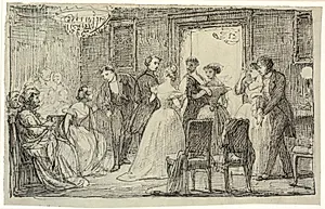 Ballet begynder by Wilhelm Marstrand